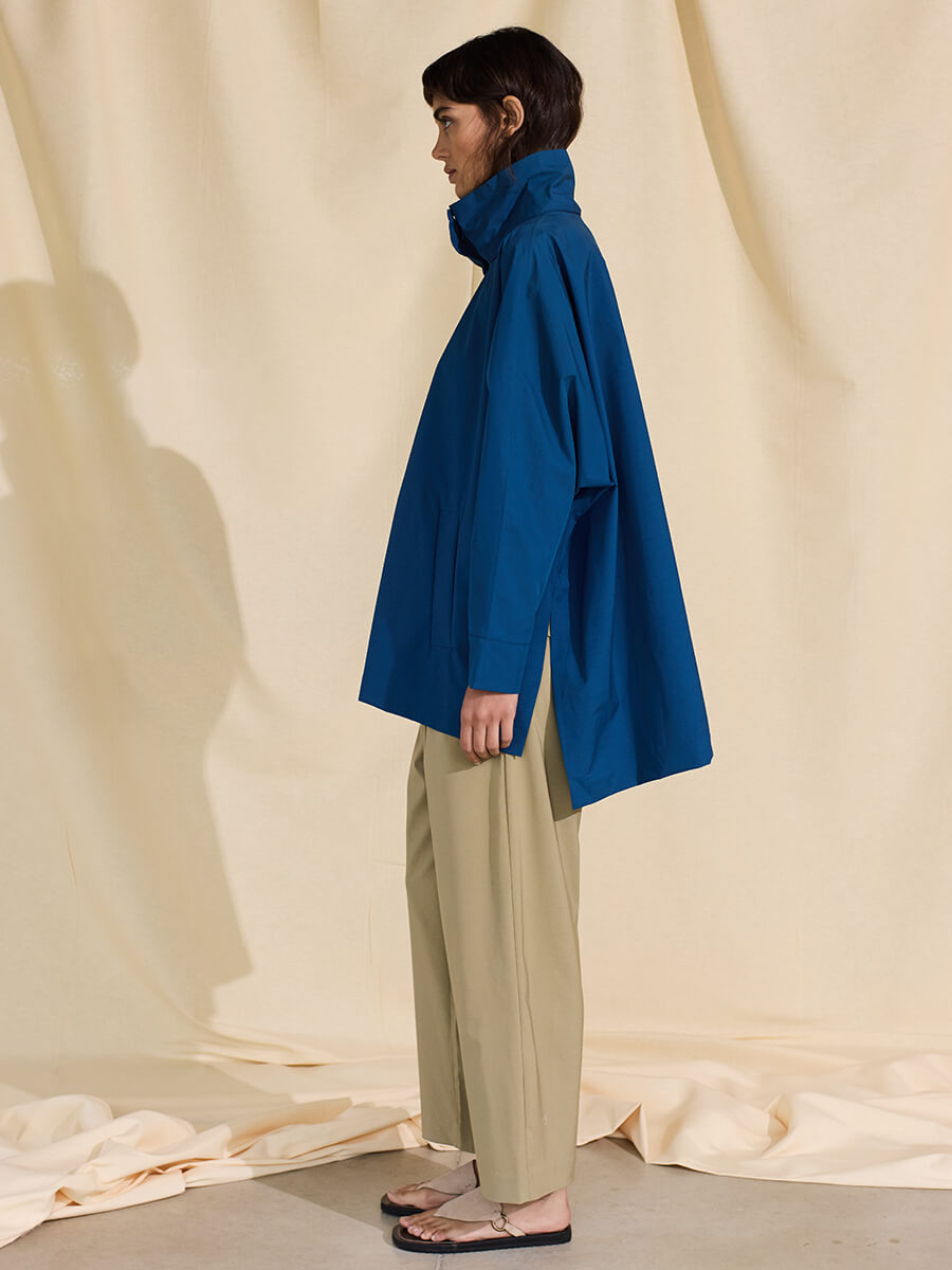 tanta Marelys Raincoat - Blue Opal