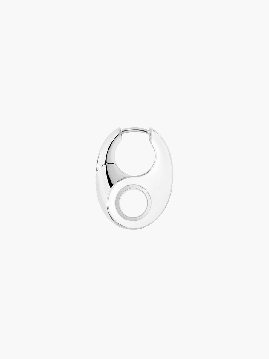 Maria Black - Vogue Earring White - Silver