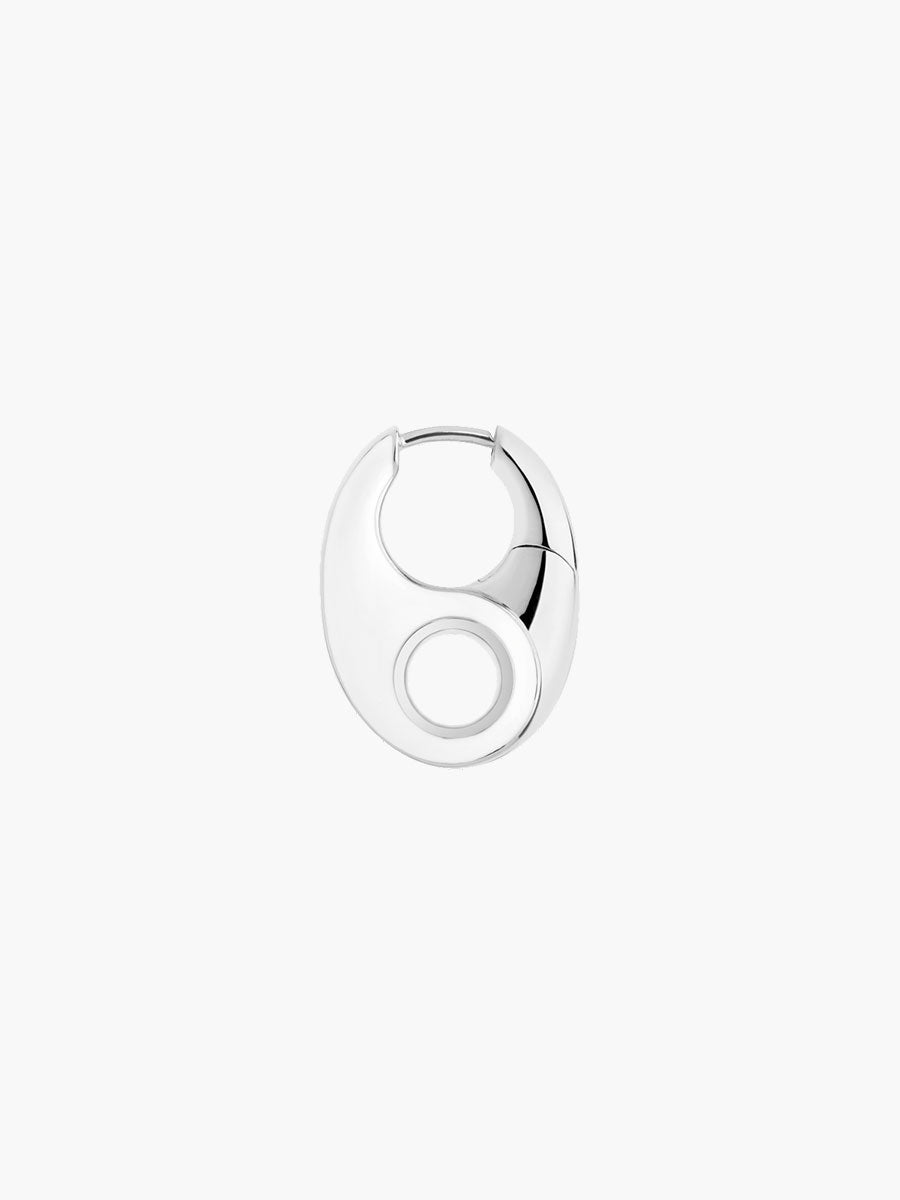 Maria Black - Vogue Earring White - Silver