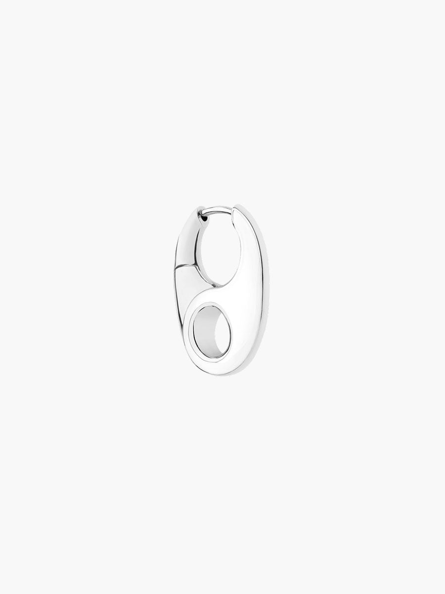 Maria Black - Vogue Earring White - Silver