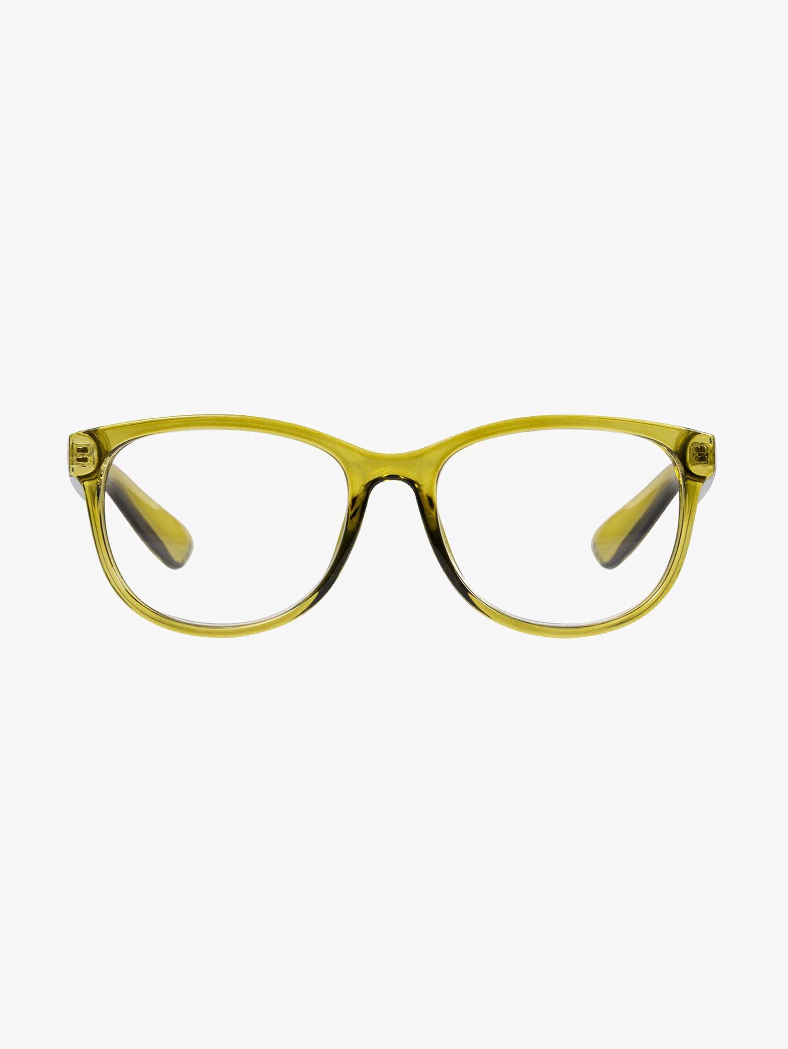 Thorberg Agata Reading Glasses - Transparent Green