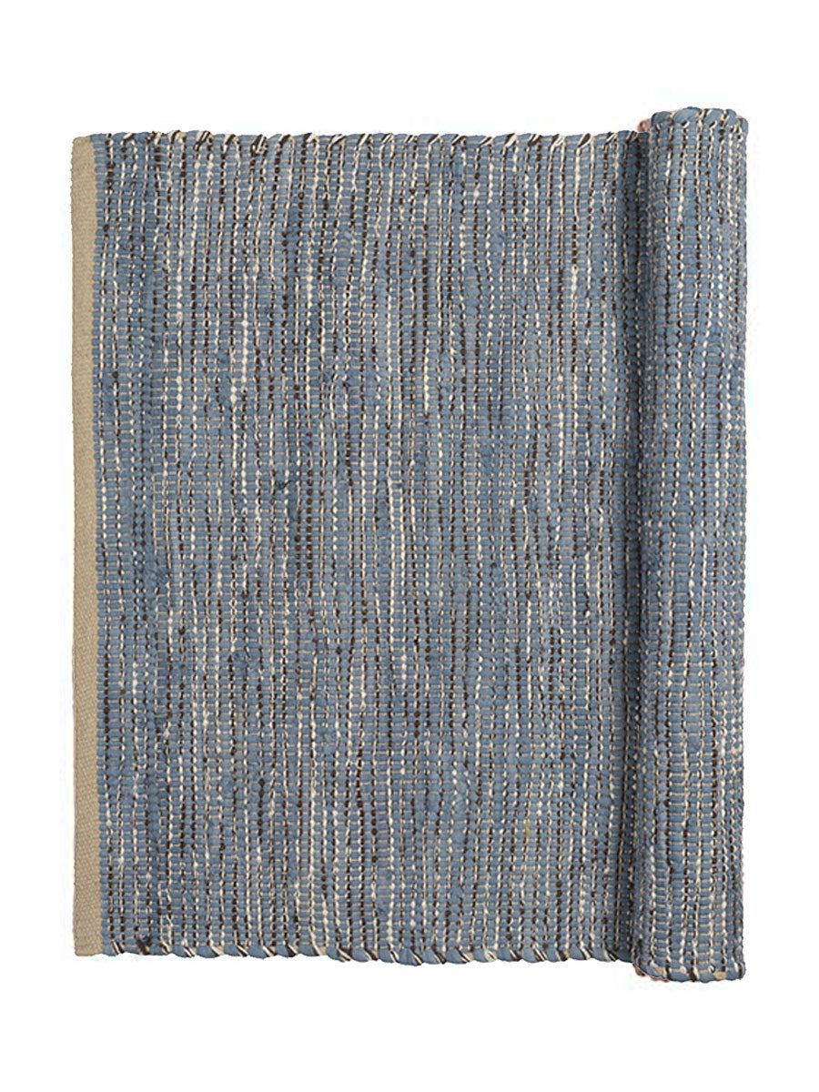 Broste Copenhagen - Large Magda Rug - Flint Stone Blue