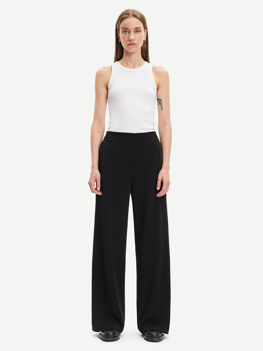 samsoe-samsoe-collot trousers - black