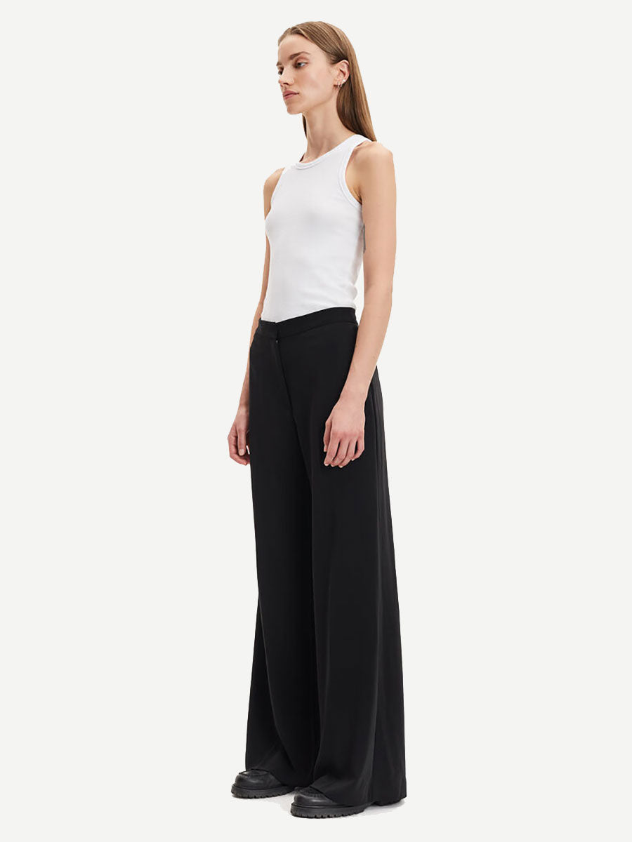 samsoe-samsoe-collot trousers - black