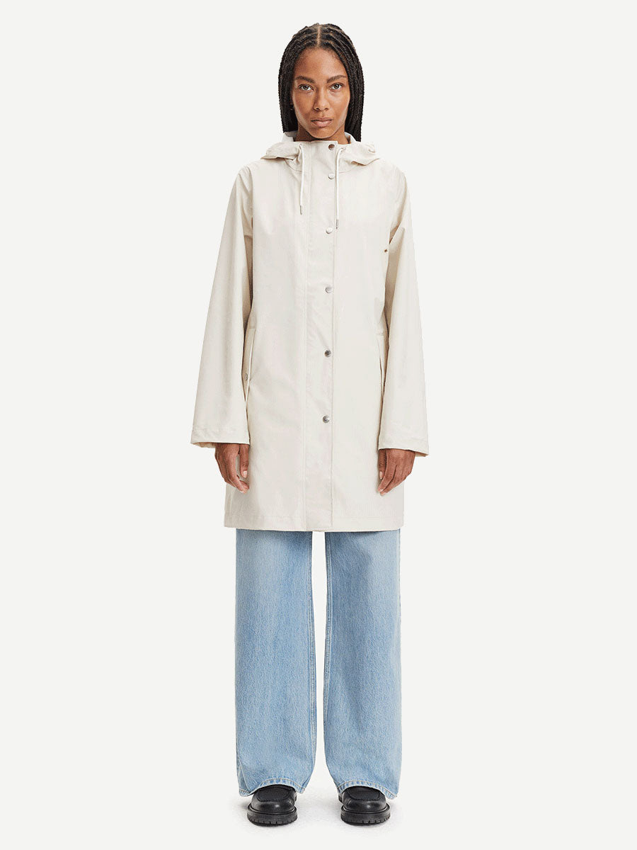 Samsoe Samsoe Stala Raincoat - Warm White