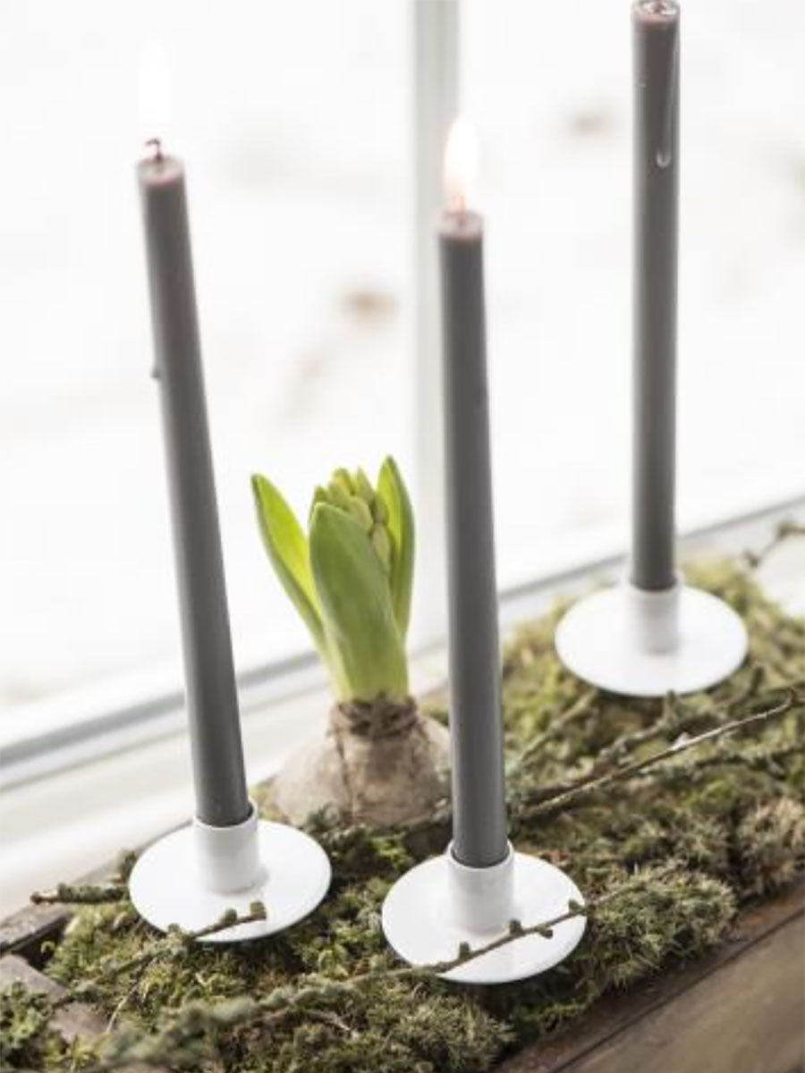    Ib-Laursen-Tapered-Candle-Dark-Grey