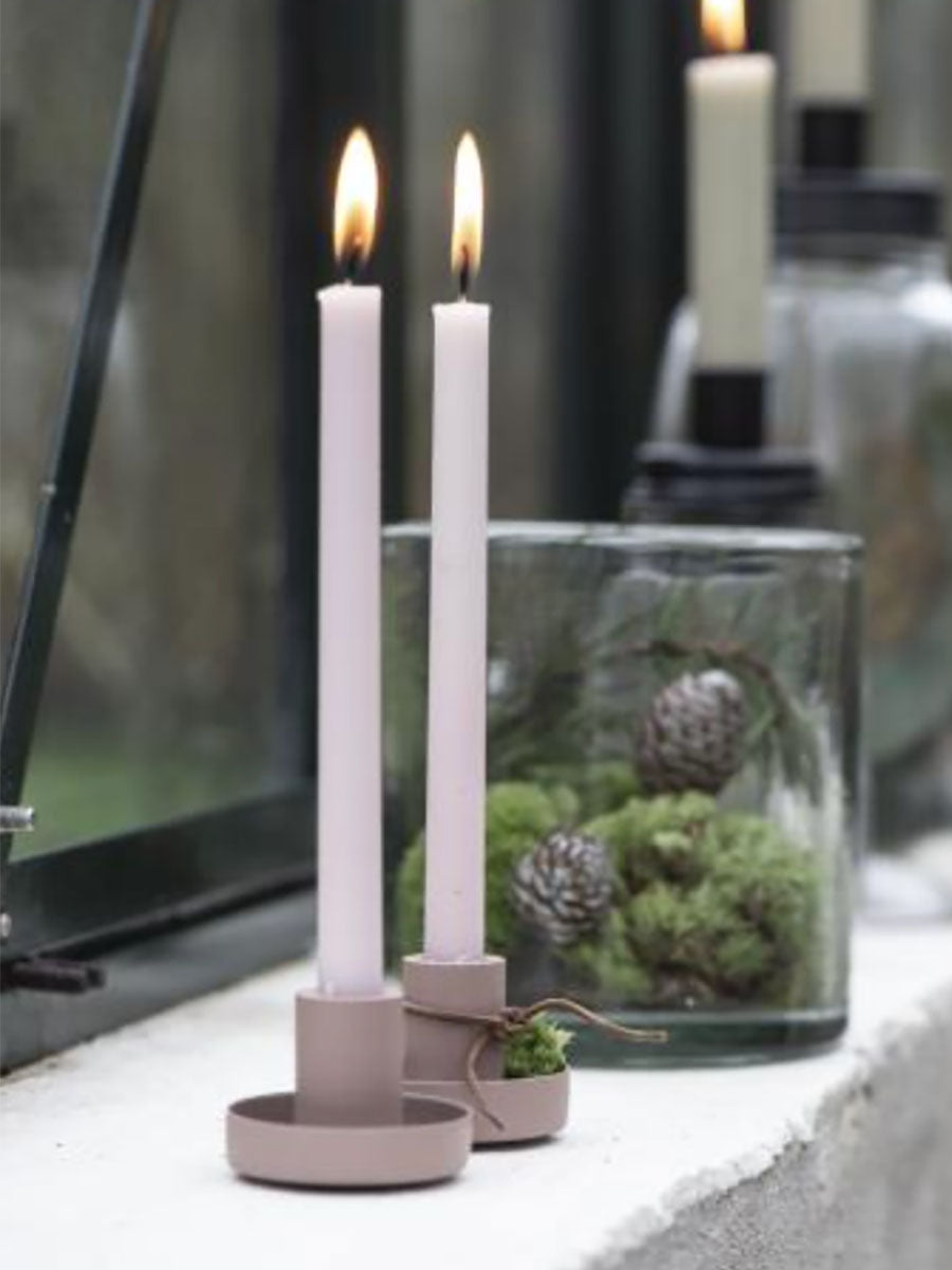 Ib-Laursen-Tapered-Candle-Dusty-Pink