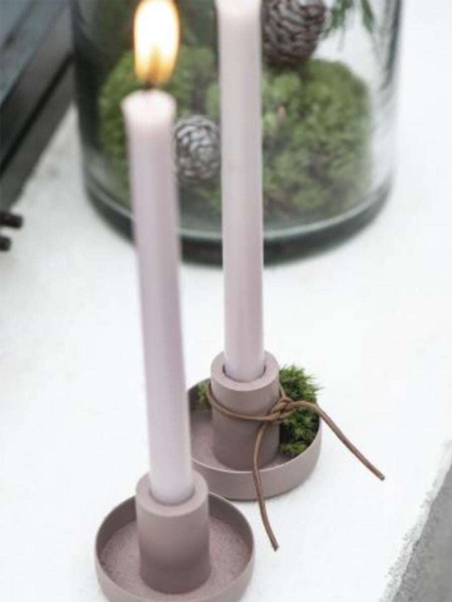 Ib-Laursen-Tapered-Candle-Dusty-Pink