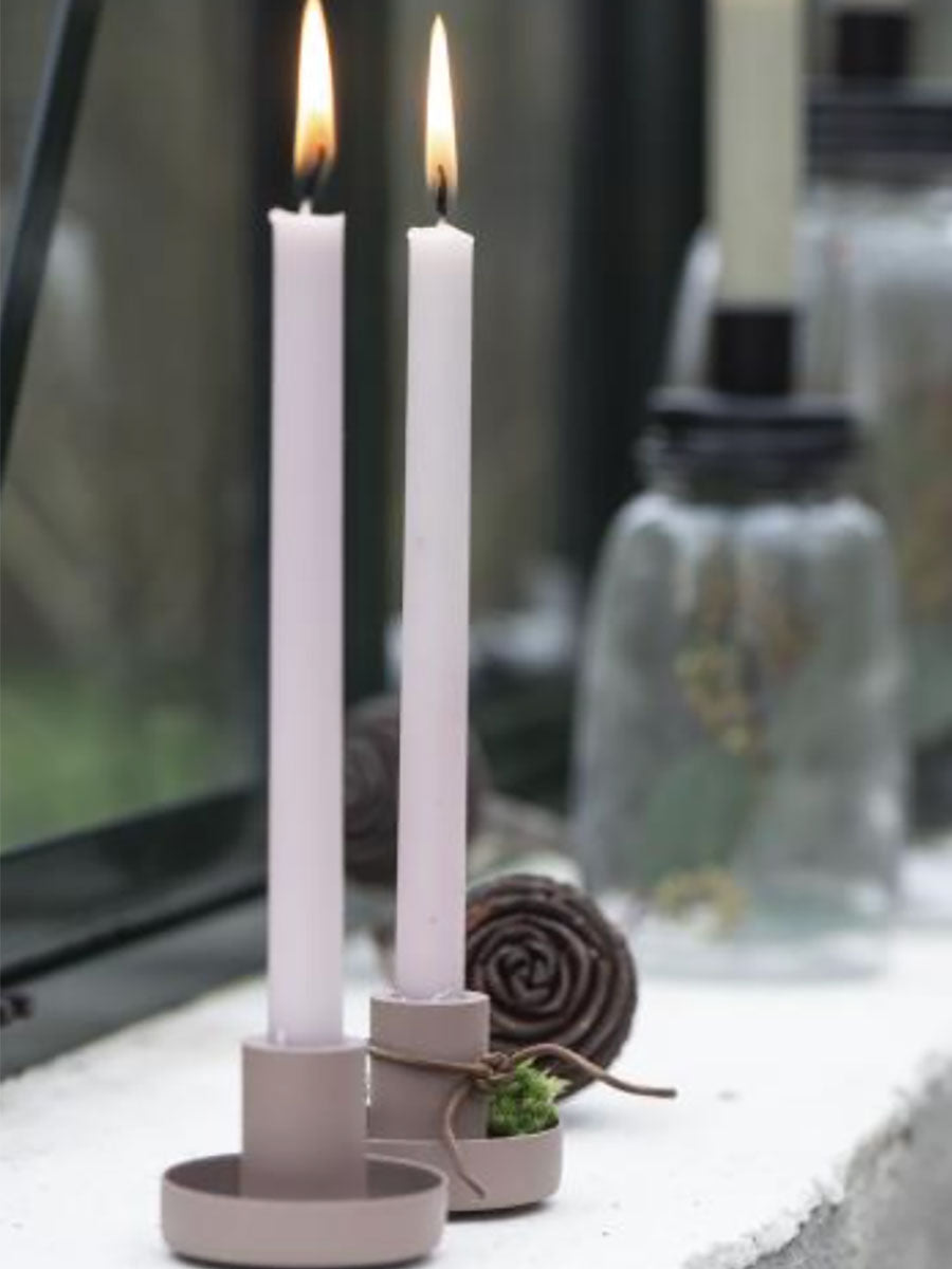 Ib-Laursen-Tapered-Candle-Dusty-Pink