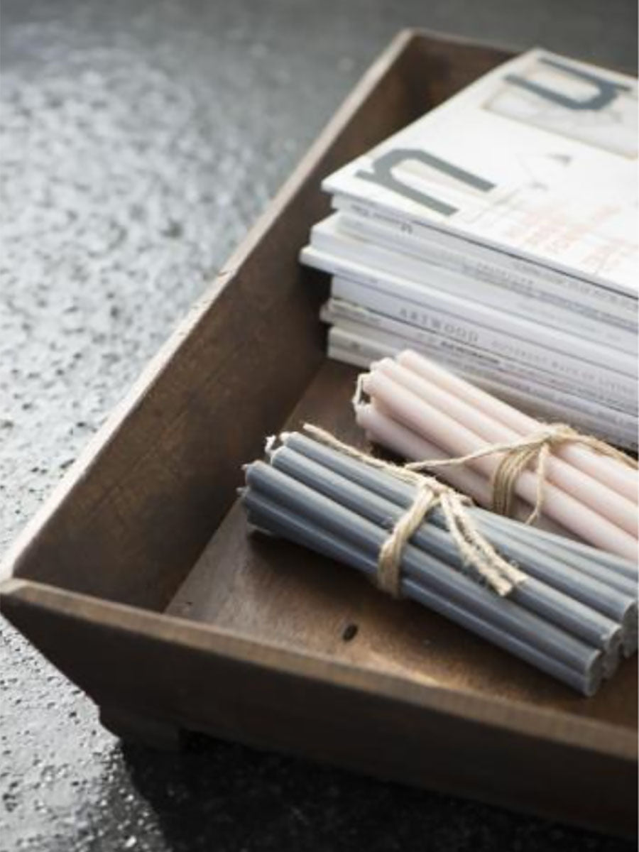 Ib-Laursen-Tapered-Candle-Dusty-Pink
