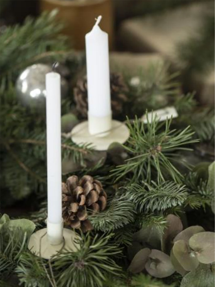 Ib-Laursen-Tapered-Candle-White