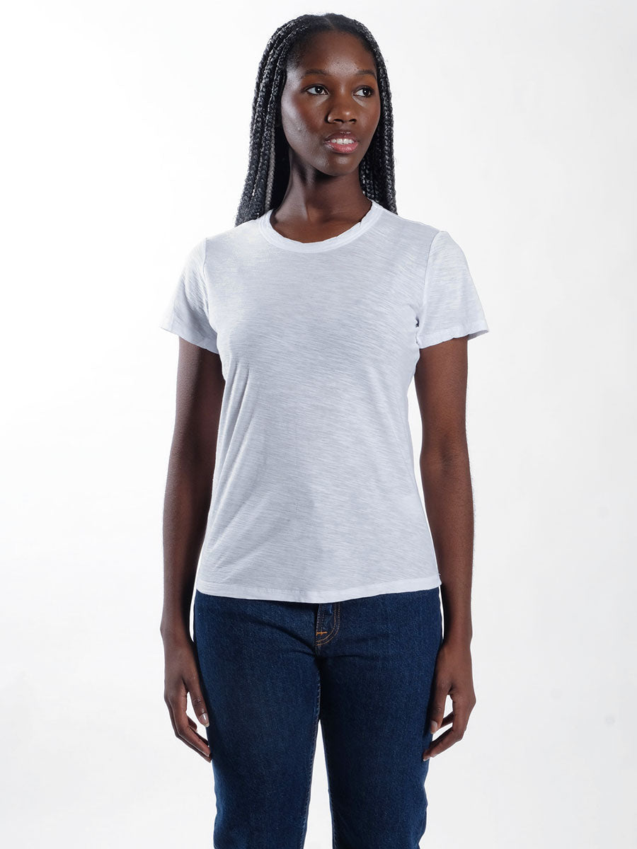 LEVETE ROOM  Any1 Crew Neck T-Shirt - White