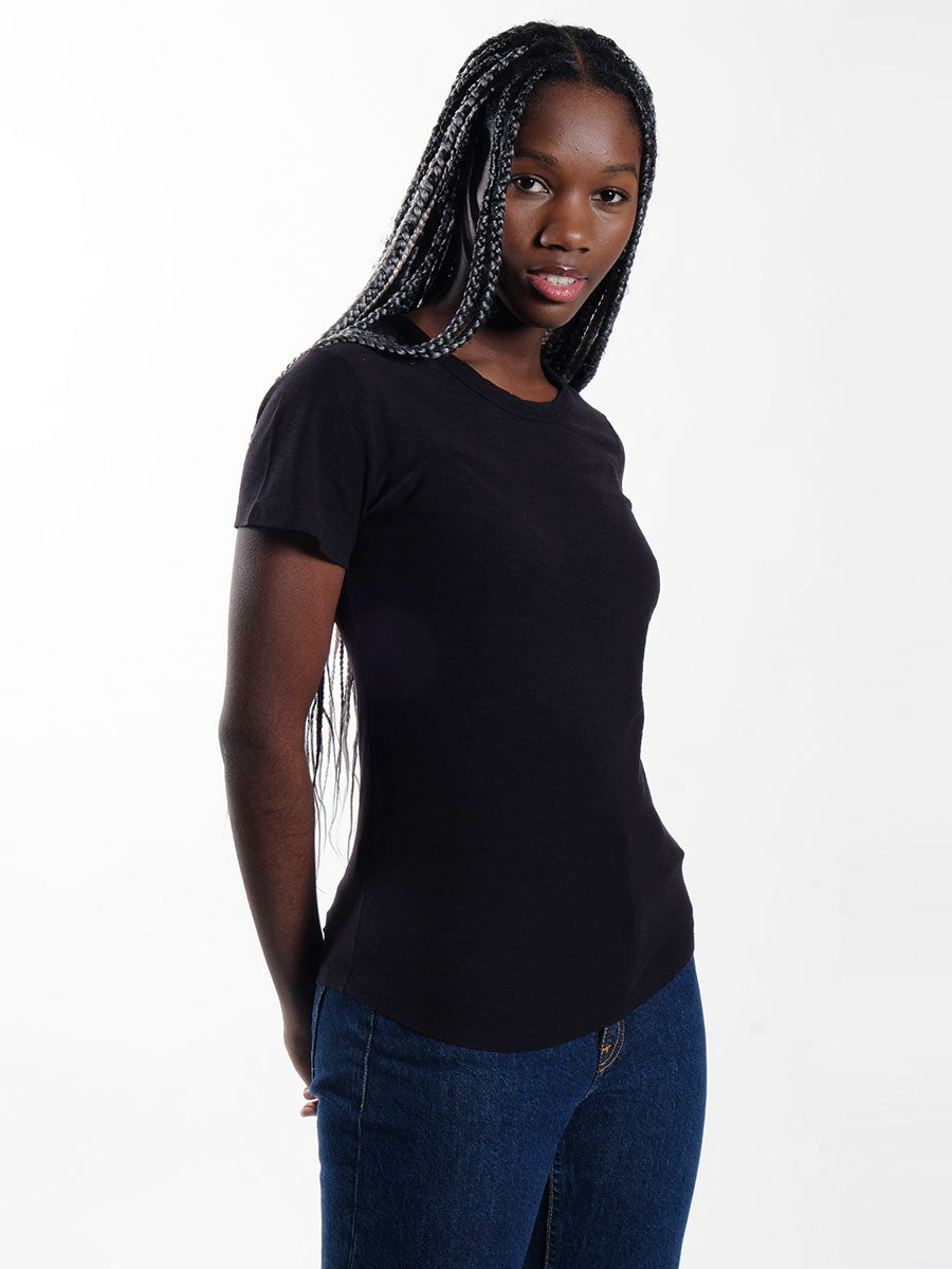 Levete Room Any2 Scoop Neck T-shirt - Black