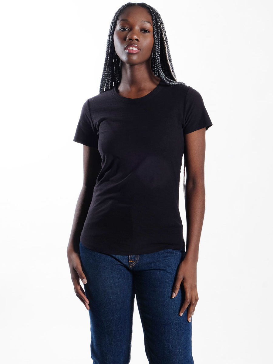 Levete Room Any1 Crew Neck T-Shirt - Black