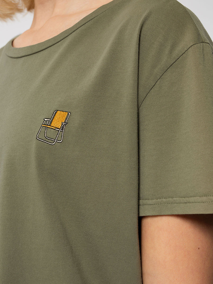 Lisa Cropped T-Shirt - Green
