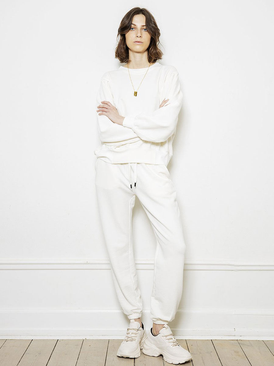 Project AJ117 - Abie Crewneck Jumper - Chalk