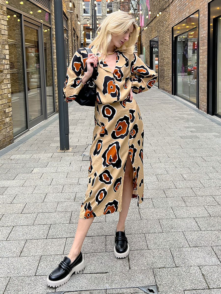 Object Jacira Blouse + Skirt - Humus