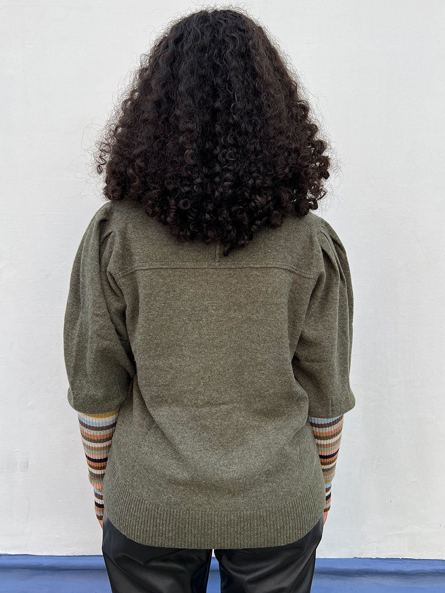 project-aj117-solange-puff-sleeve-jumper-army