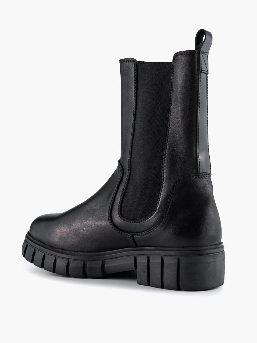 Shoe the Bear Rebel Chelsea High Leg Boots - Black