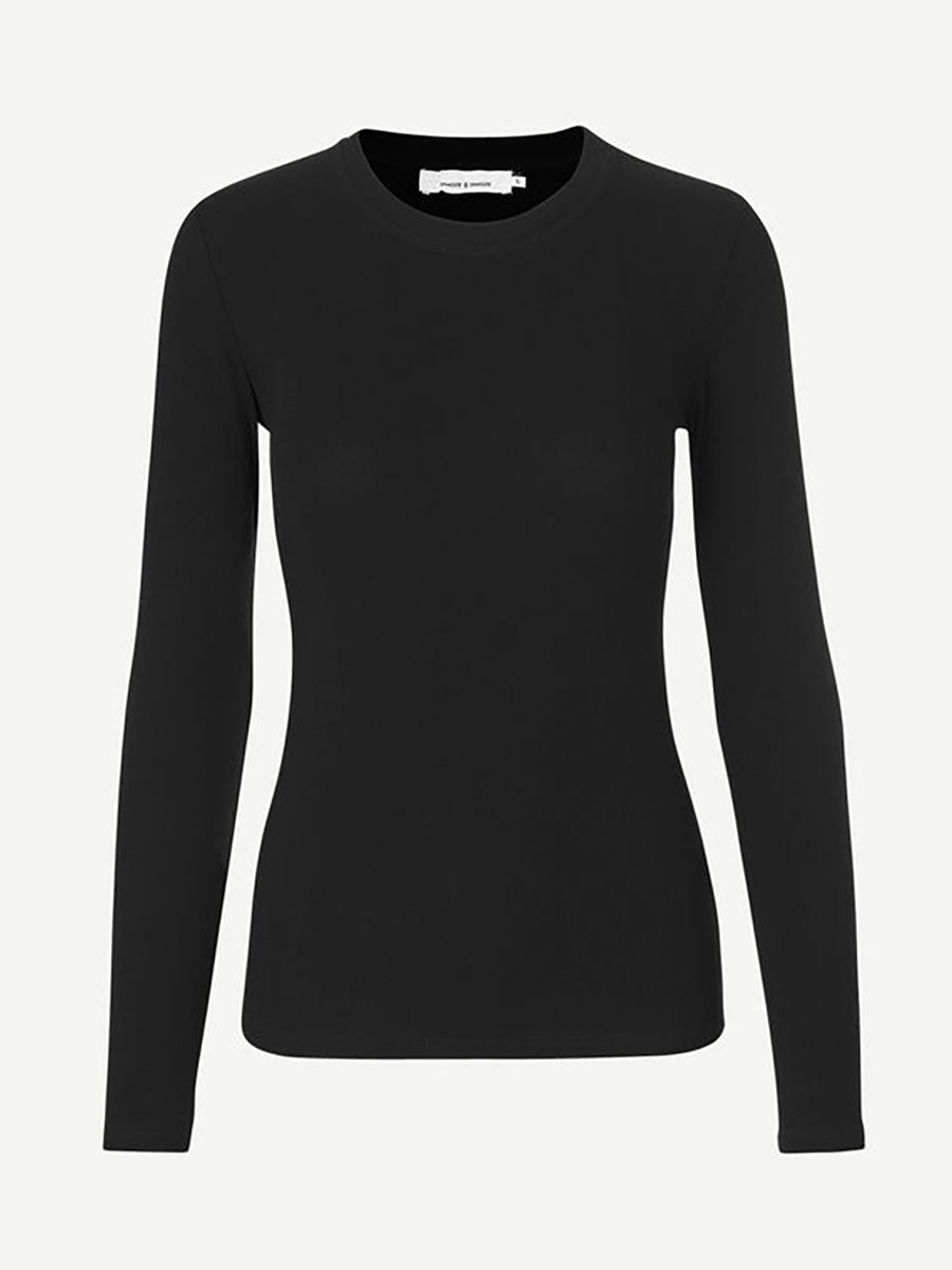 Samsoe Samsoe Alexa Long Sleeve Tee - Black