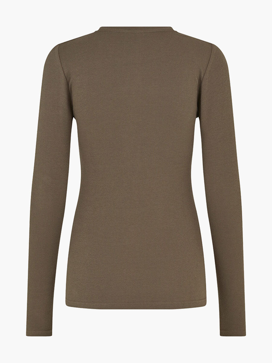 Alexa Long Sleeve Tee - Crocodile