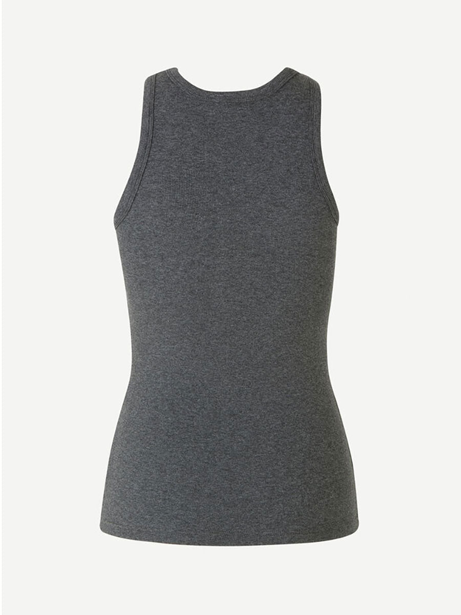 Samsoe Samsoe Alexo Tank - Dark Grey Melange