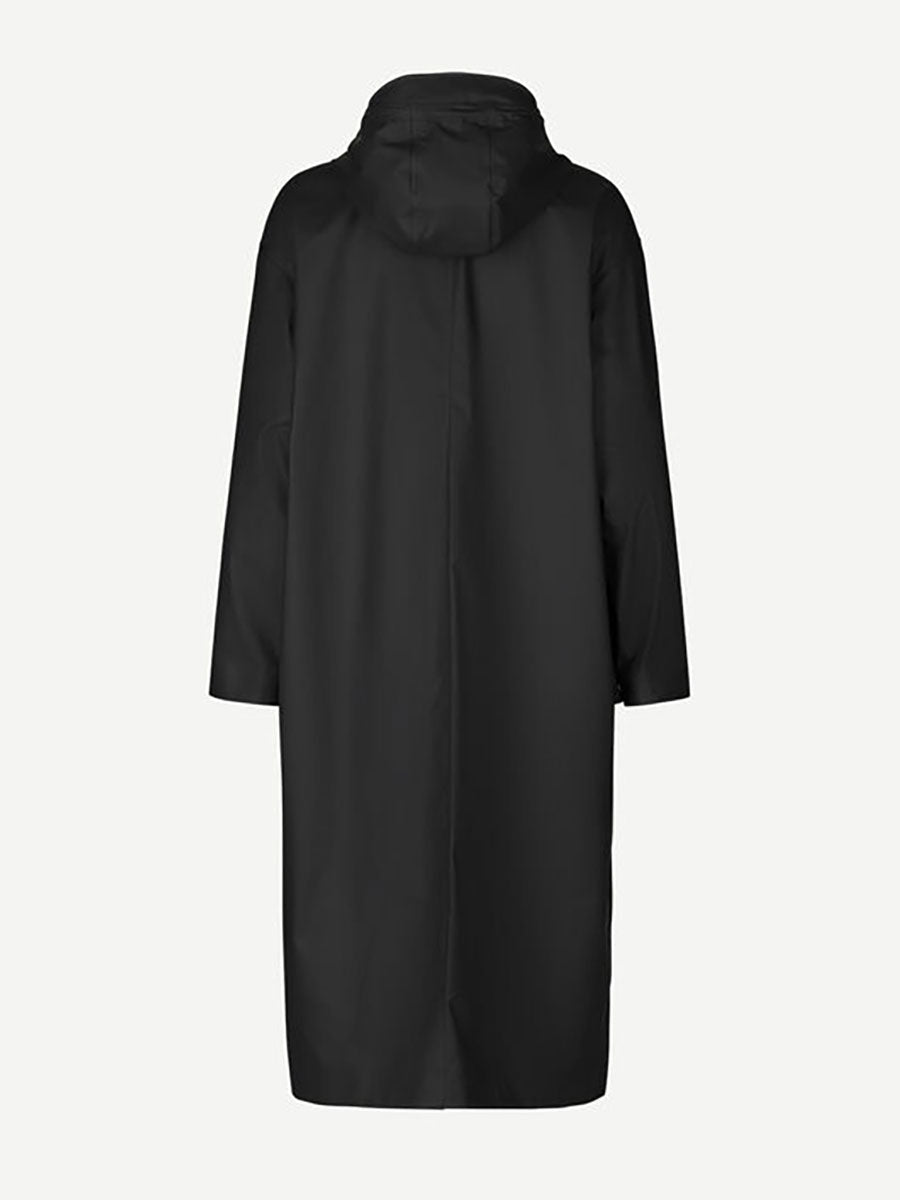 Samsoe Samsoe Stala Long Raincoat - Black