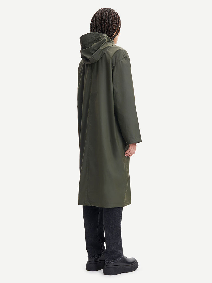 Samsoe Samsoe, Stala Long Raincoat - Rosin