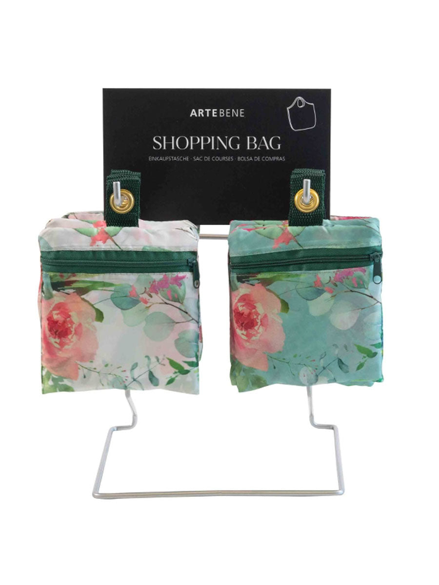 Reuseable Blue Floral Watercolour Shopping Bag