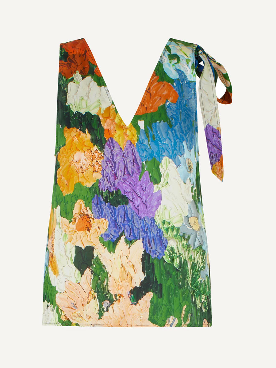 Stine Goya Marika Top - Impressionist Garden