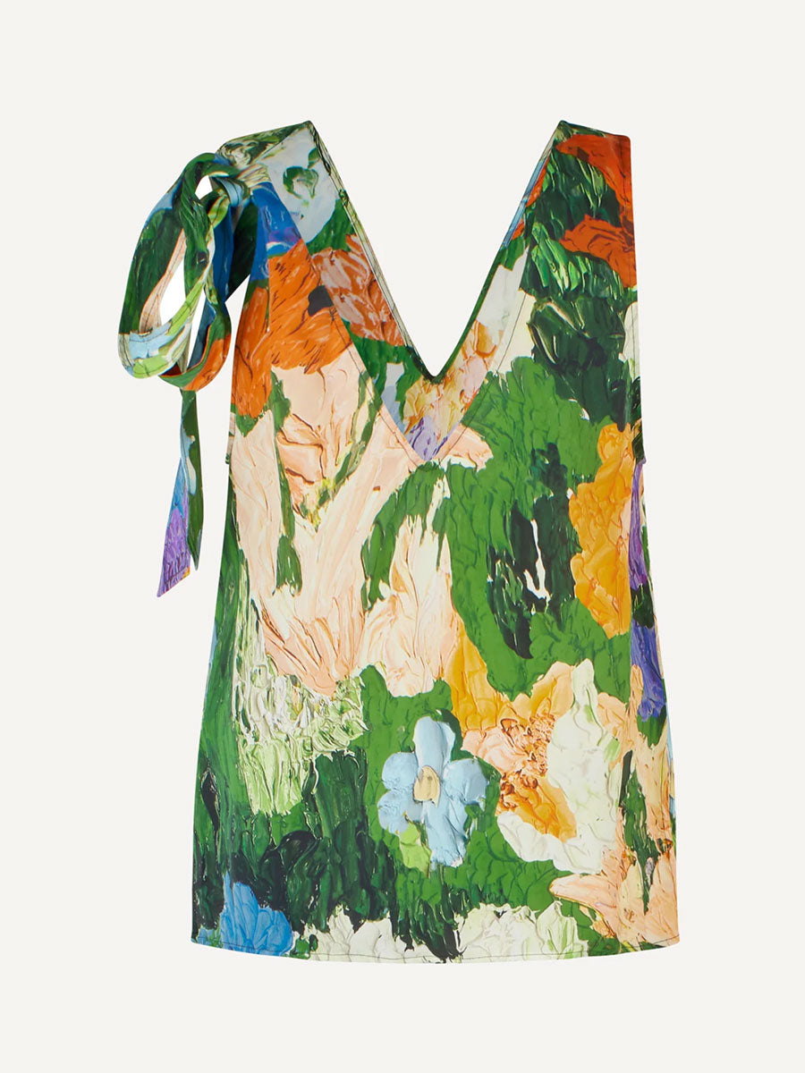 Stine Goya Marika Top - Impressionist Garden