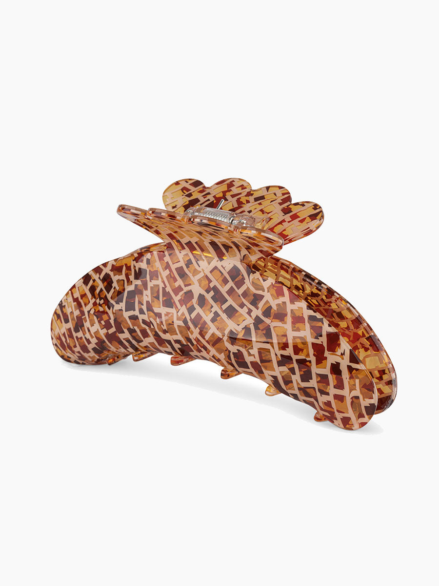 Sui Ava Helle Focus Big Hairgrip - Apricot