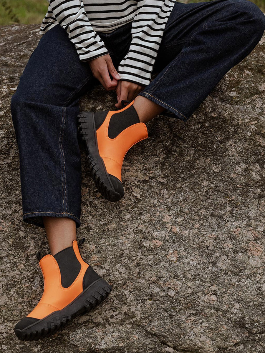 Woden-Magda-Track-Waterproof-Boot---Pumpkin