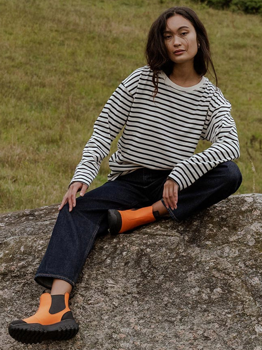 Woden-Magda-Track-Waterproof-Boot---Pumpkin