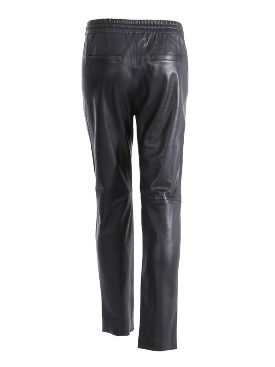 Oakwood Gift Leather Joggers - Black