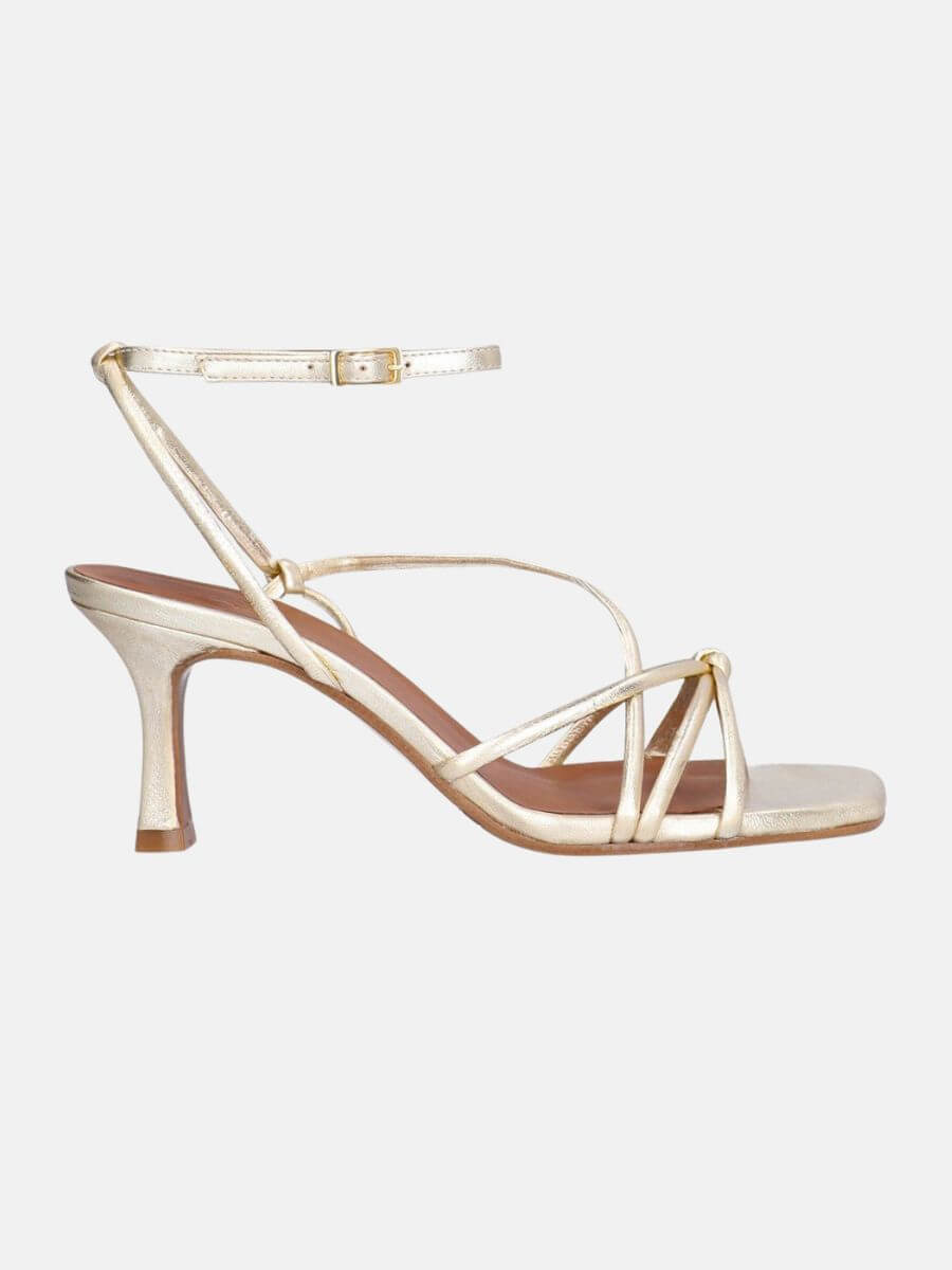 BILLI B 
Strappy Heel - Gold Nappa