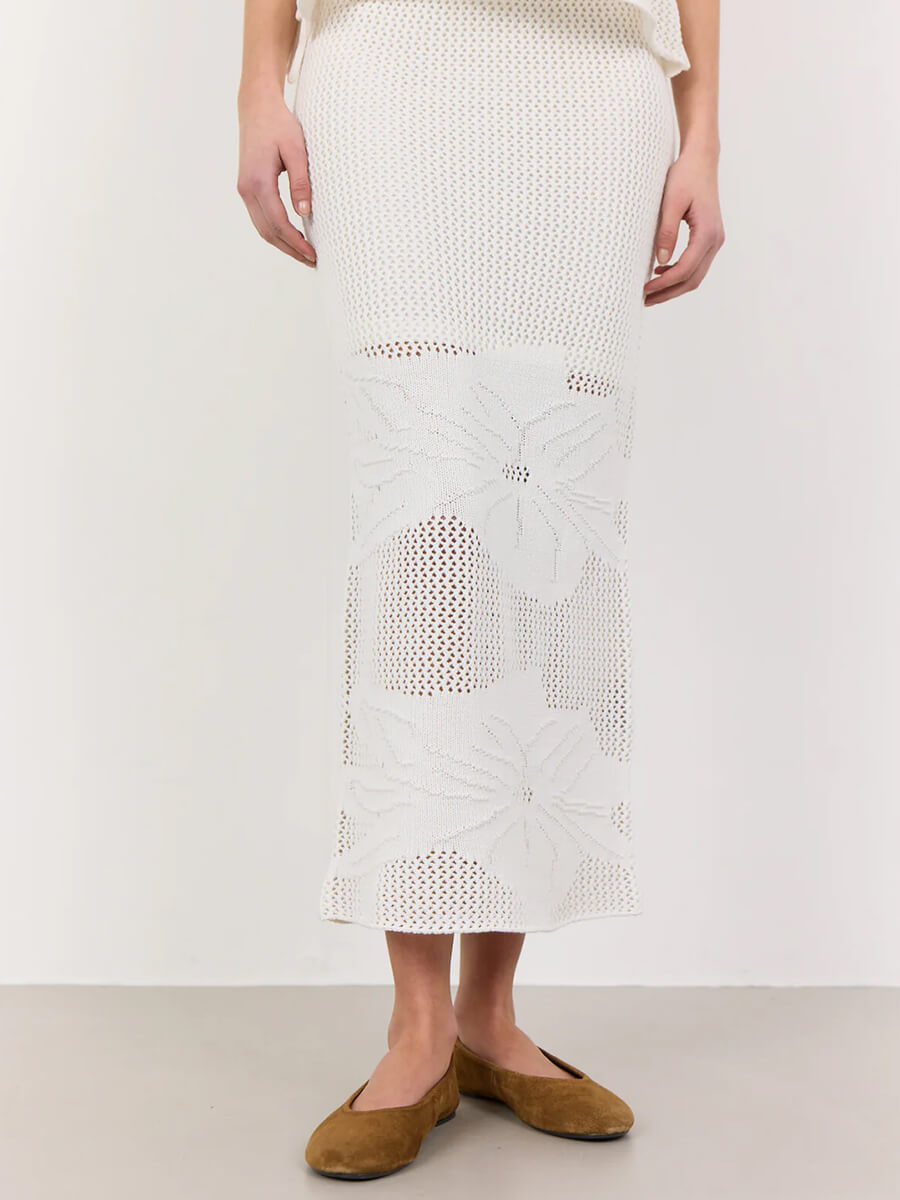 Levete Room - LR-Lian 2 Skirt - Off White