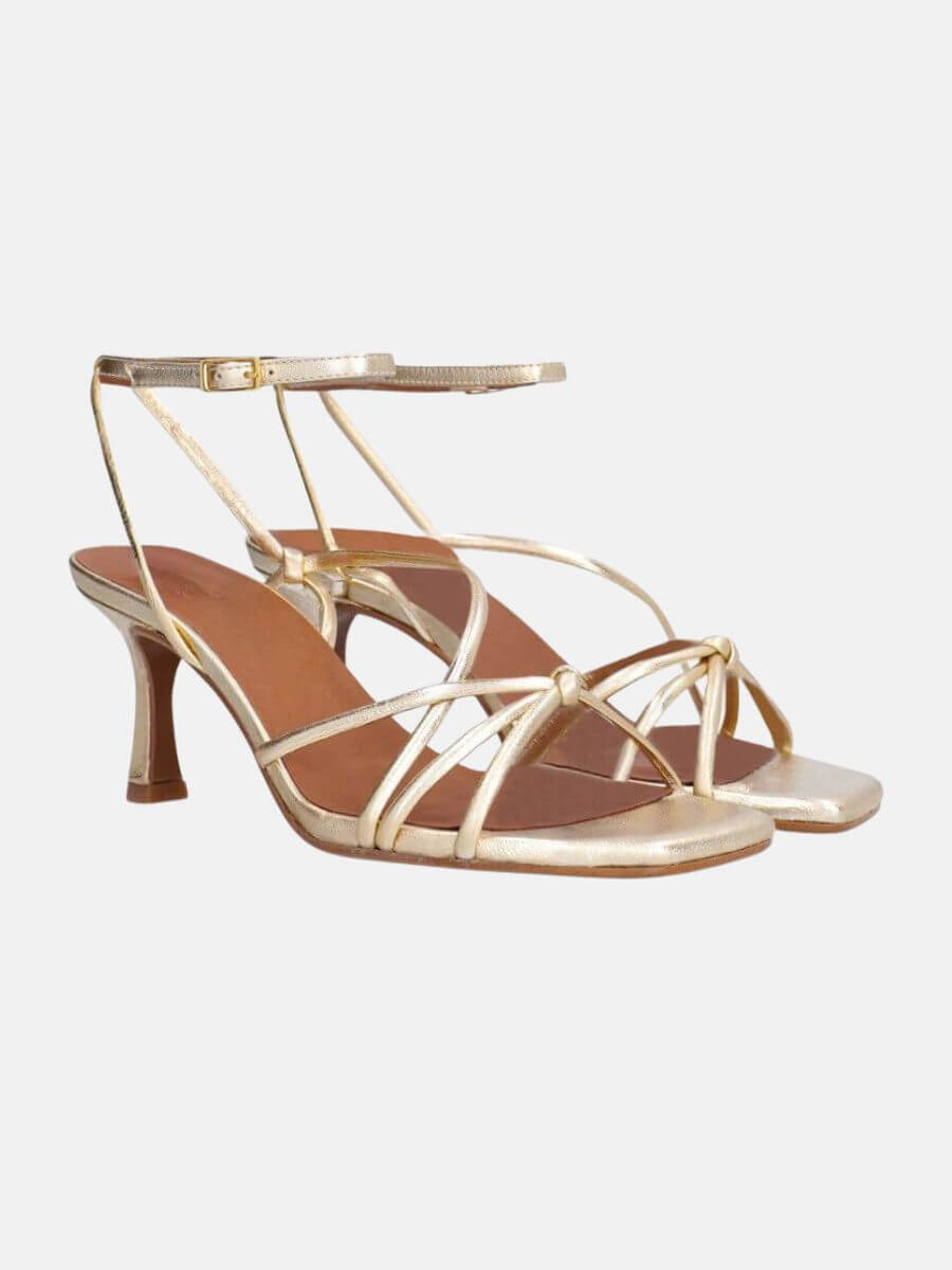 BILLI B 
Strappy Heel - Gold Nappa