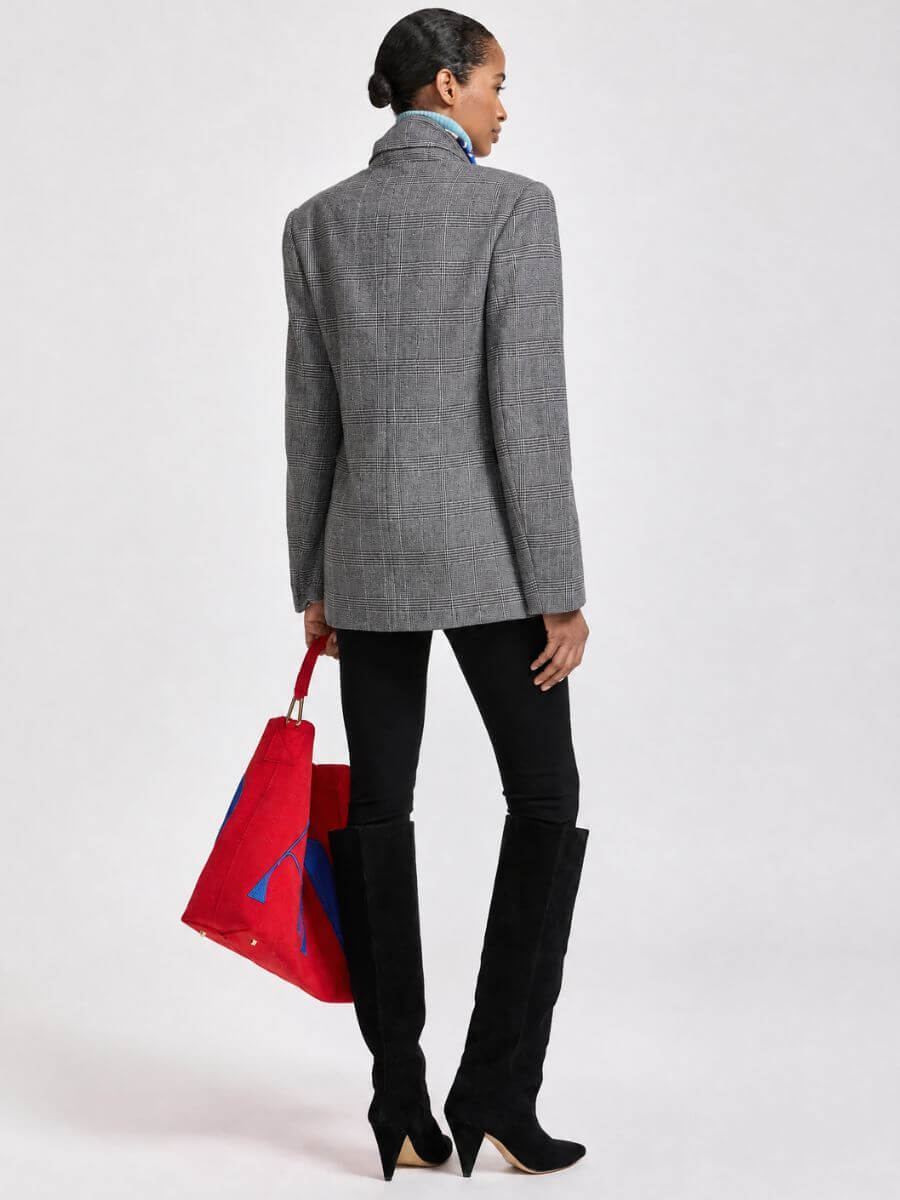 3ESSENTIEL ANTWERP Kendra Blazer - Steel Pulse