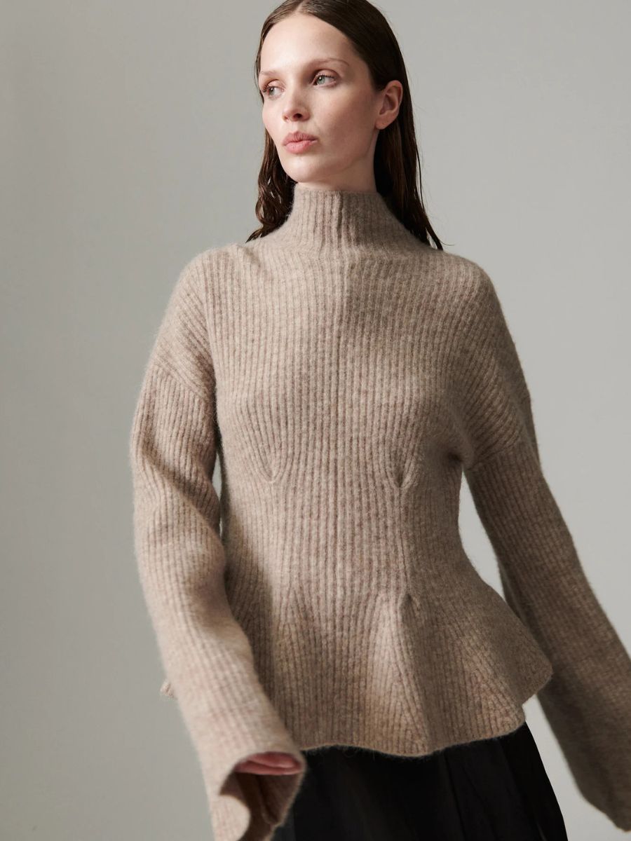 Pepluma Cozy Days Pullover - Roasted Cashew