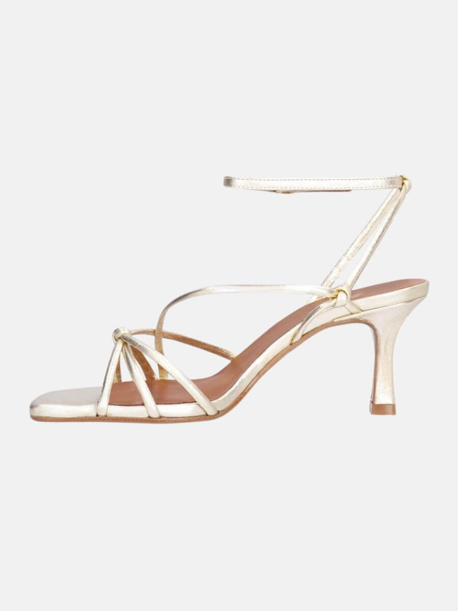 BILLI B 
Strappy Heel - Gold Nappa