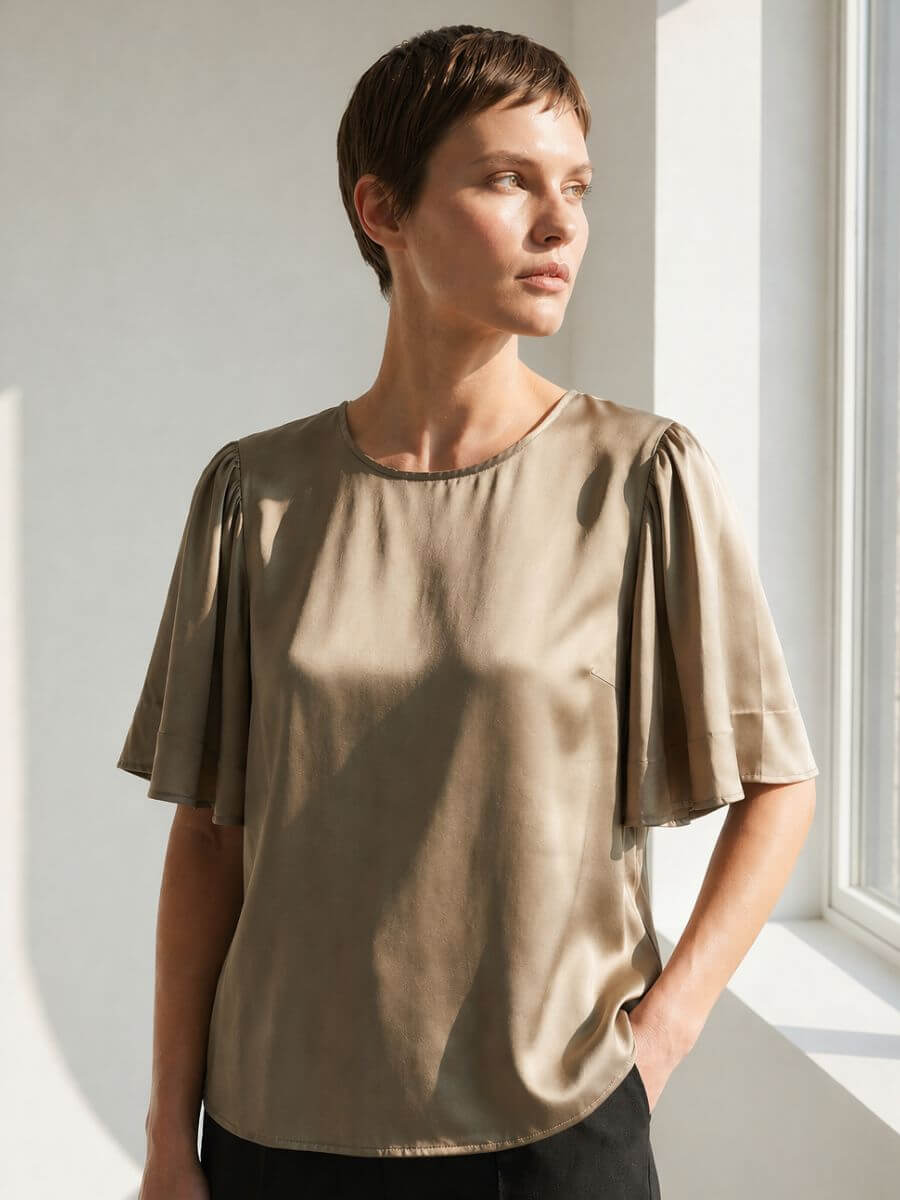 Rose Top - Pale Moss