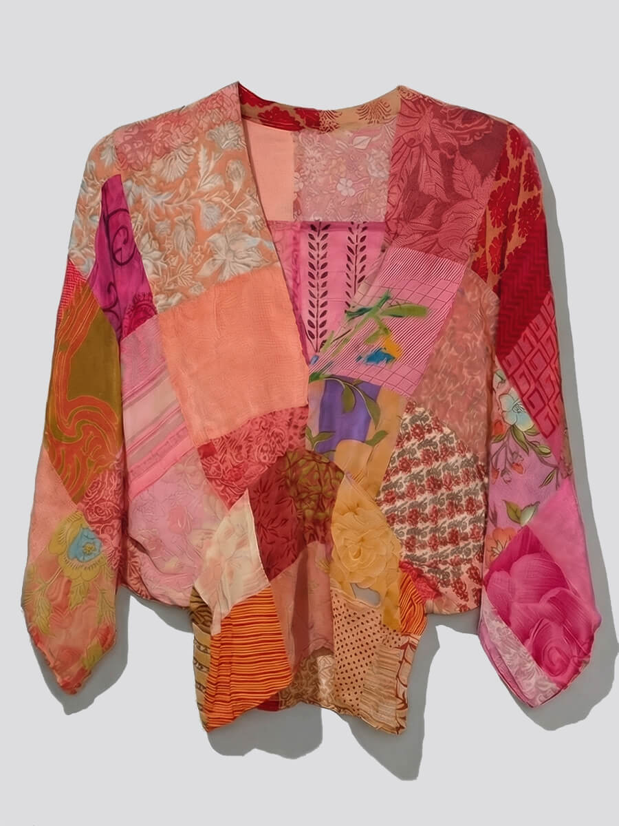 SISSEL EDELBO
Juno Silk Patchwork Top - No.61