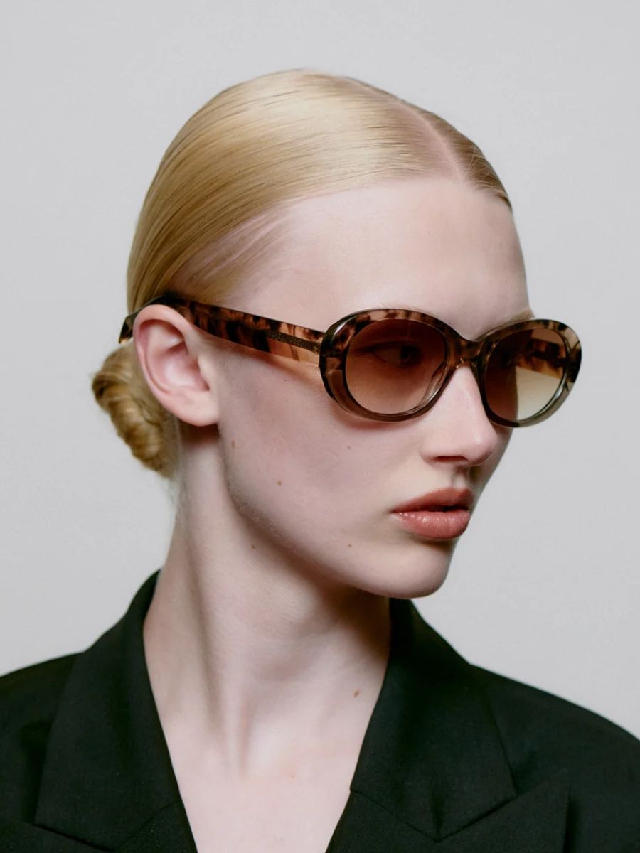 A.KJÆRBEDE - Anma Sunglasses - Coquina/Grey Transparent