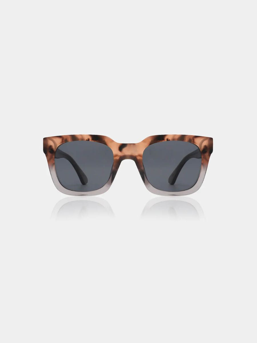 A.Kjaerbede Nancy Sunglasses in Coquina/Grey Transparent