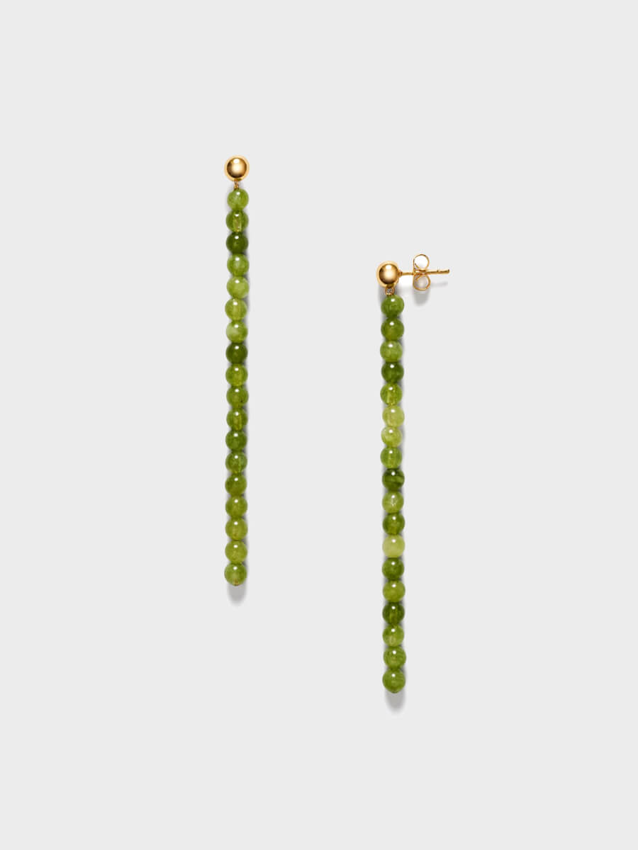 ANNI LU
Grasshopper Earrings - Avocado Oil