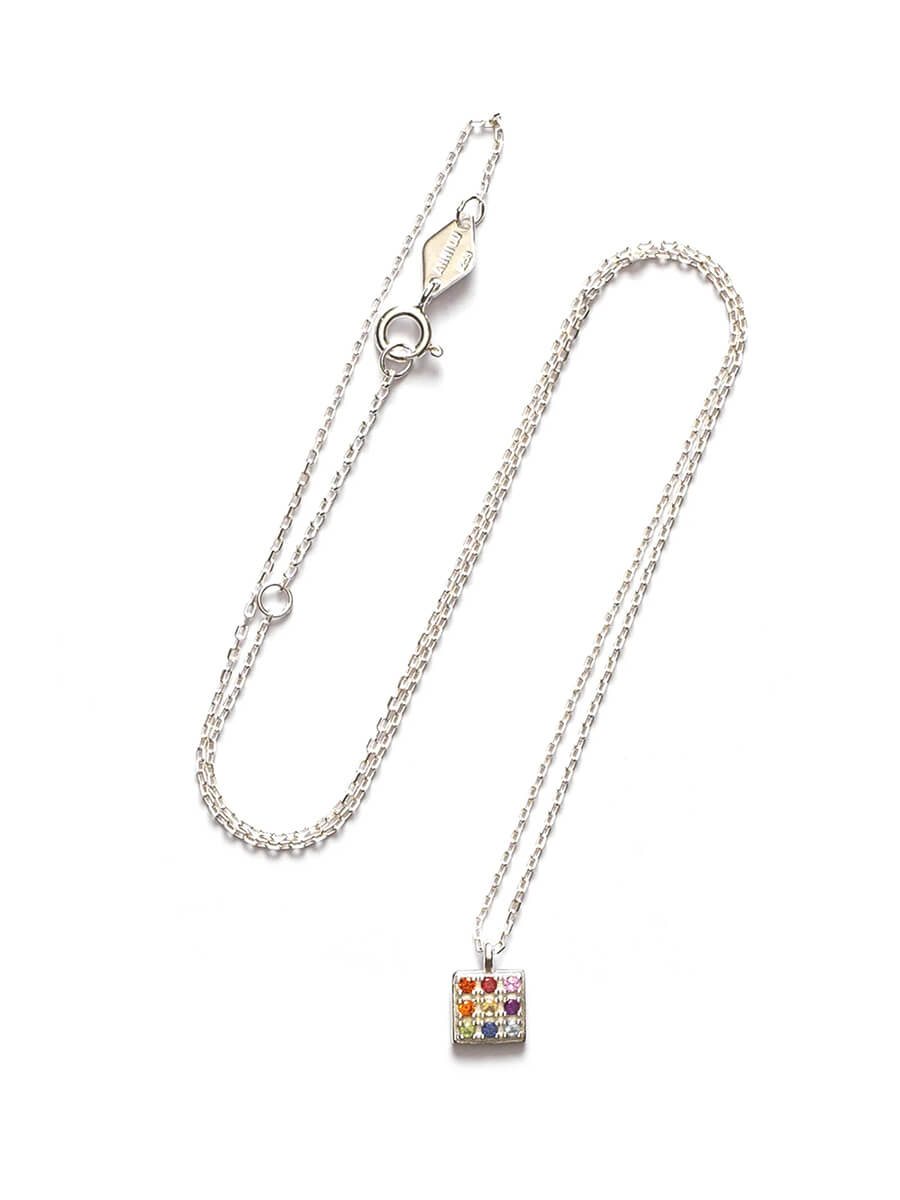 ANNI LU
Nine Dots Necklace - Silver Mix