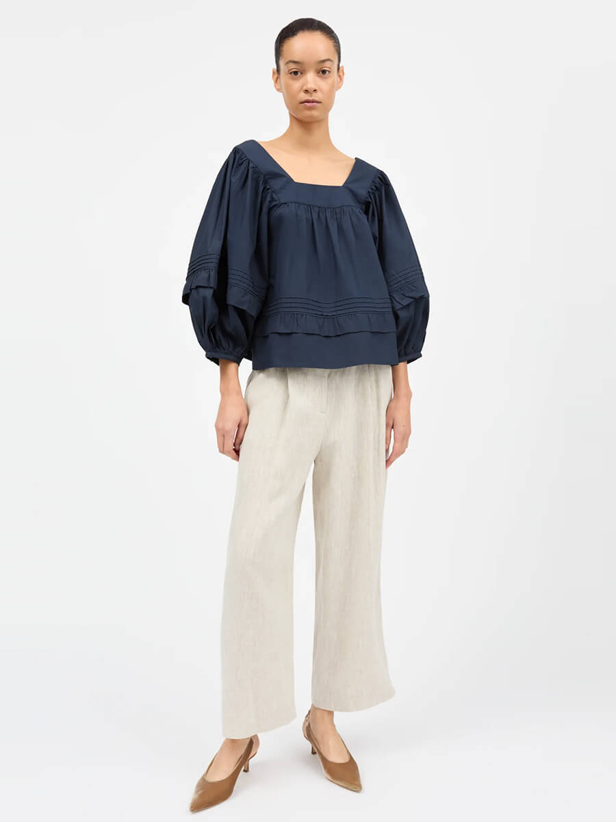 Skall Alice Blouse - Navy