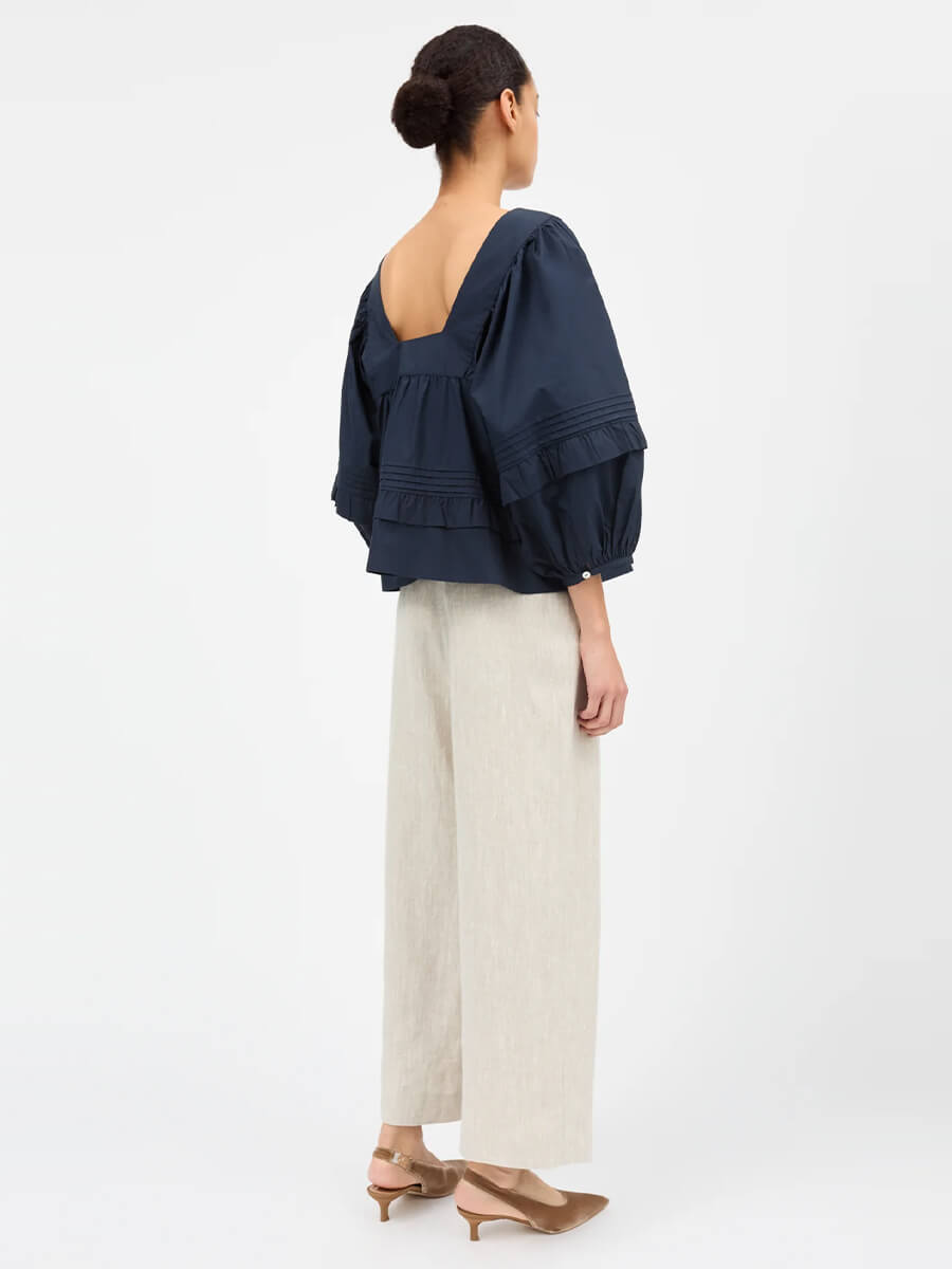 Skall Alice Blouse - Navy