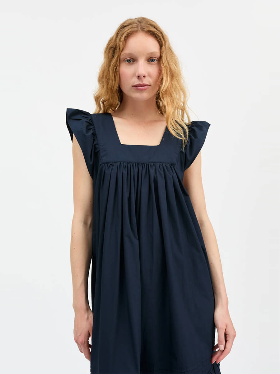 Skull Alina Dress - Navy